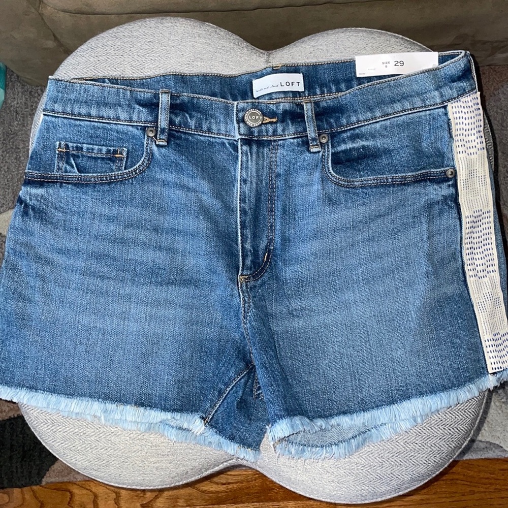 Loft, jean shorts, NWT